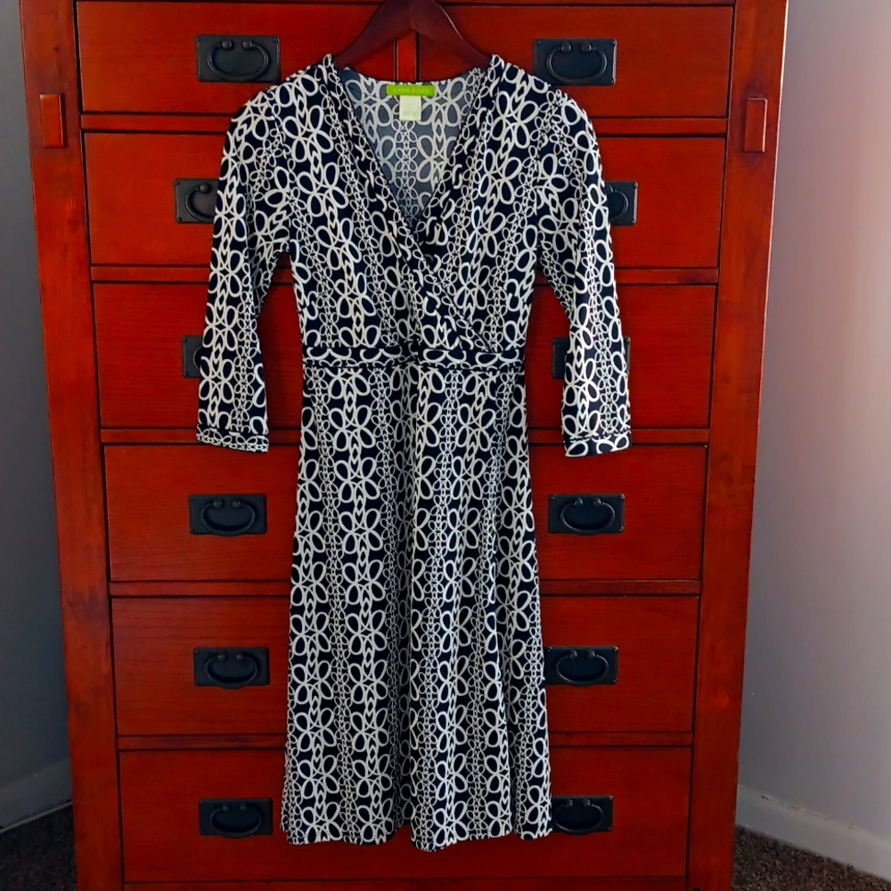 Sigrid Olsen Wrap Dress V-neck